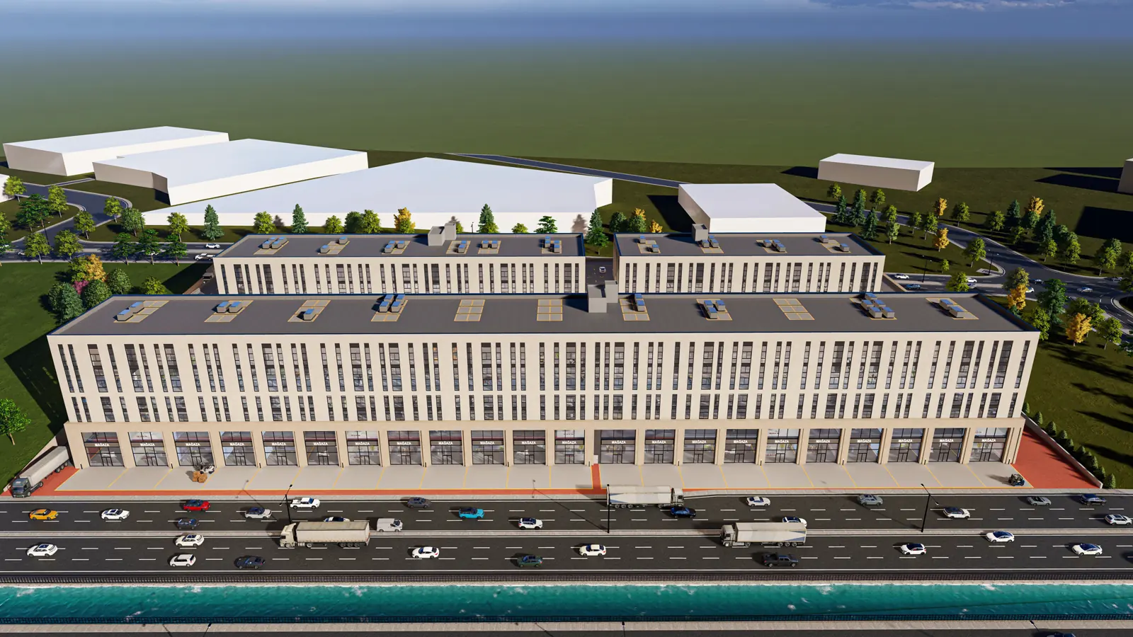 AVRASYA OSB Sanayi Sitesi — Ön Cephe